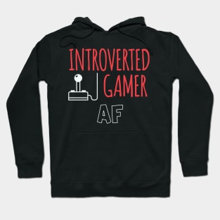 introverted gamer af Hoodie
